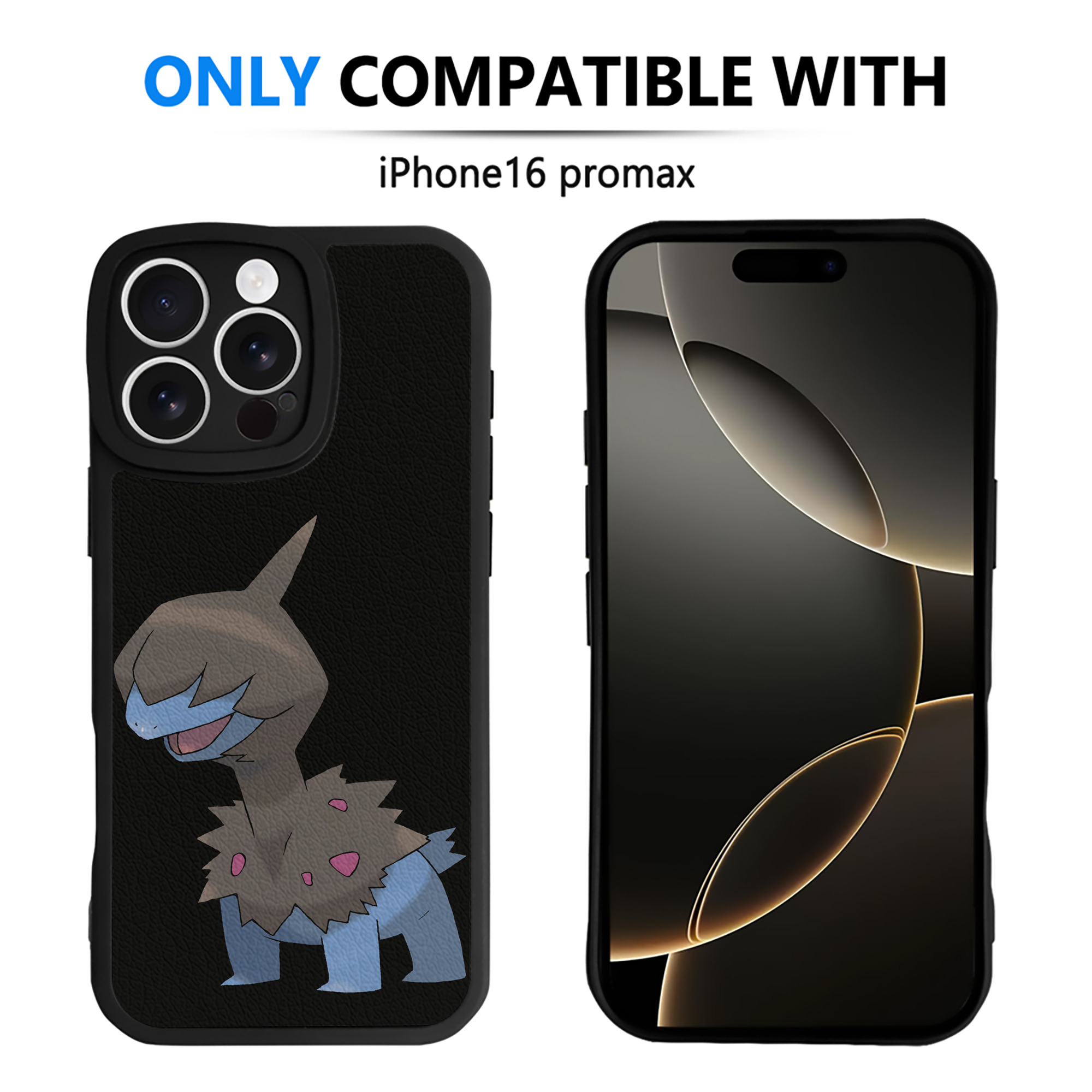 （画像用） ポケットモンスター Pokémon 【iPhone 16シリーズ対応】シリコンスマホケース（レザー調） 材質：シリコン